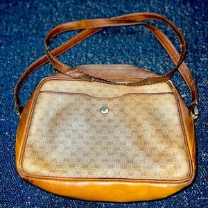 Vintage Gucci Brown Leather Women's Shoulder Bag